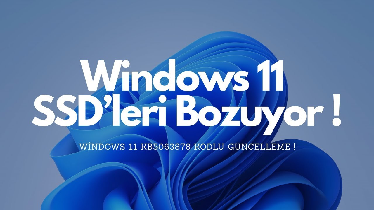 SSD Bozan Windows güncellemesi..!!
